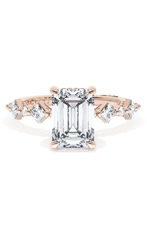 Emerald Solitaire Engagement Ring