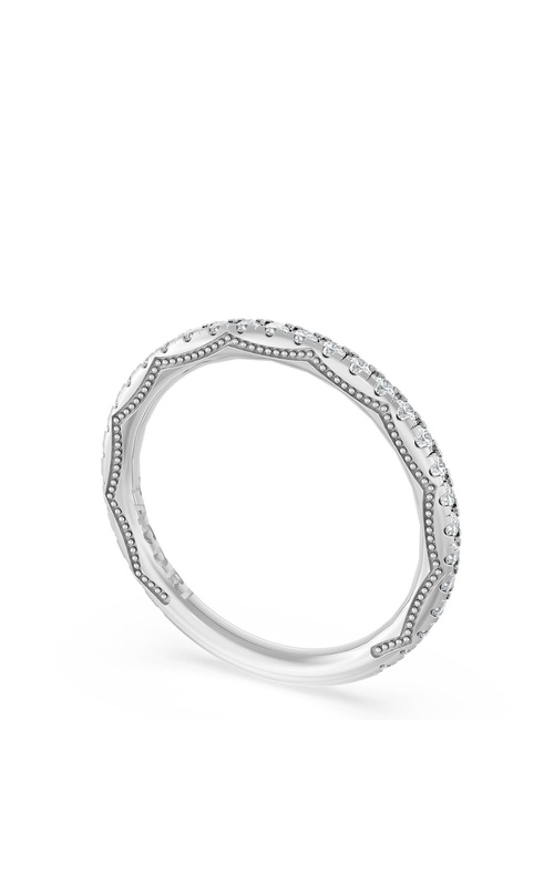 French Pavé Diamond Wedding Band, 2.0mm