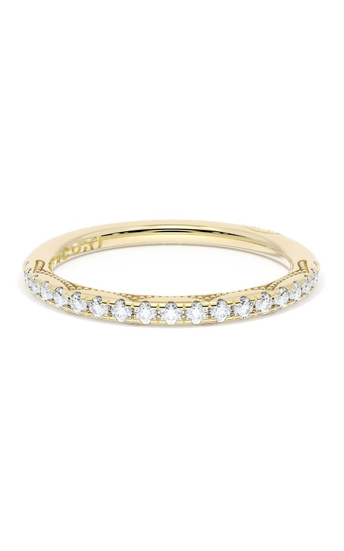 French Pavé Diamond Wedding Band, 2.0mm
