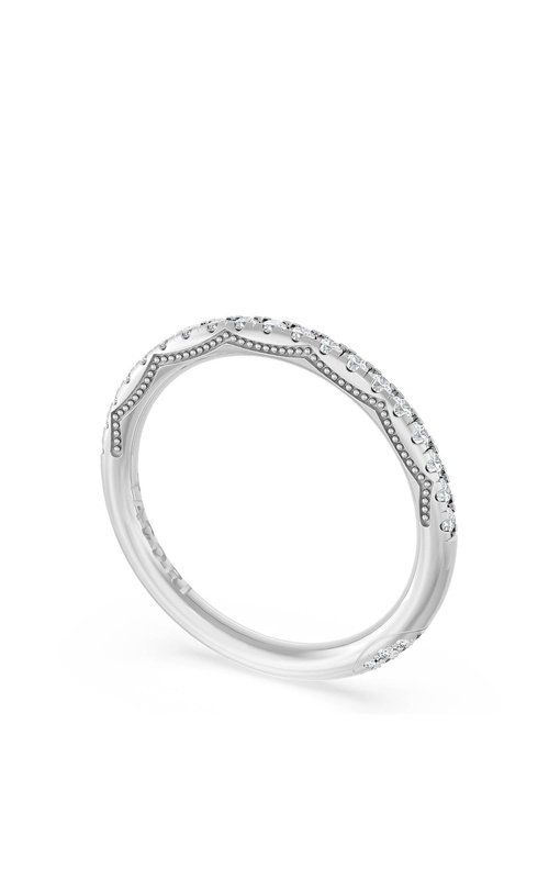 French Pavé Diamond Wedding Band, 2.0mm