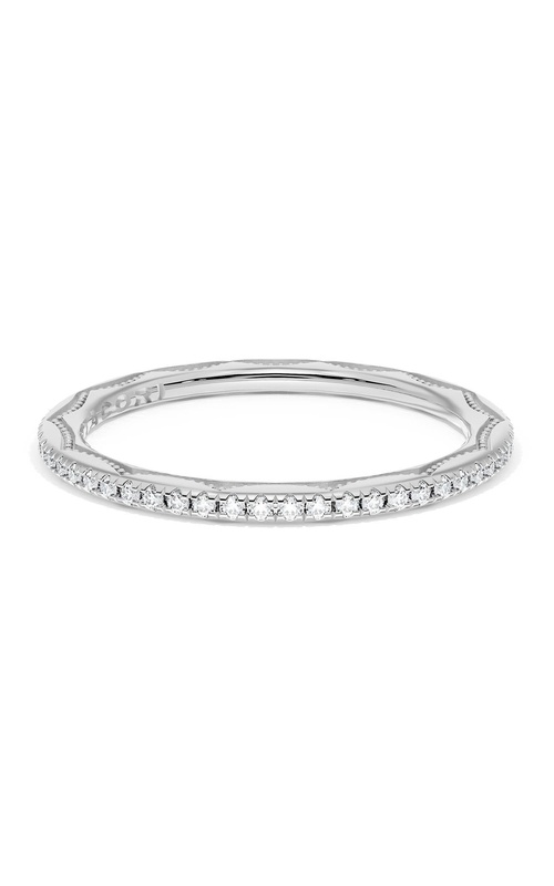 French Pavé Diamond Wedding Band, 1.70mm