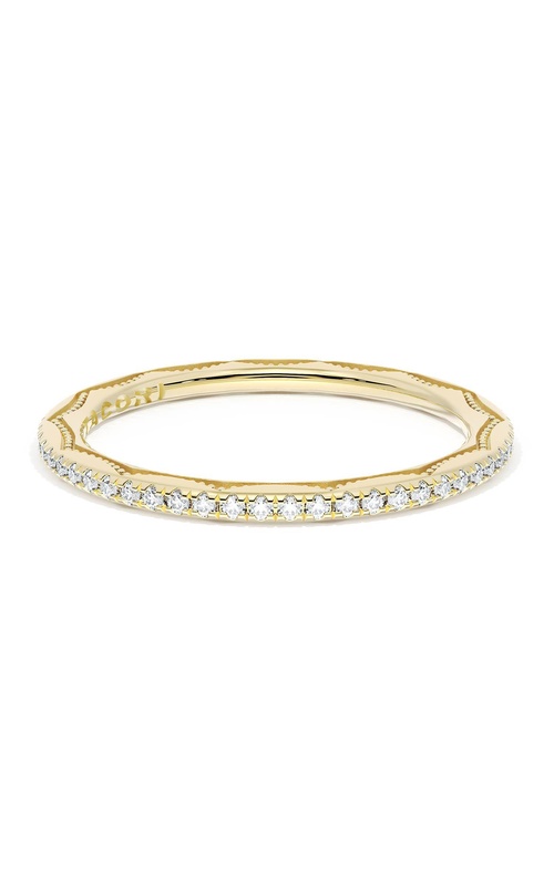 French Pavé Diamond Wedding Band, 1.70mm