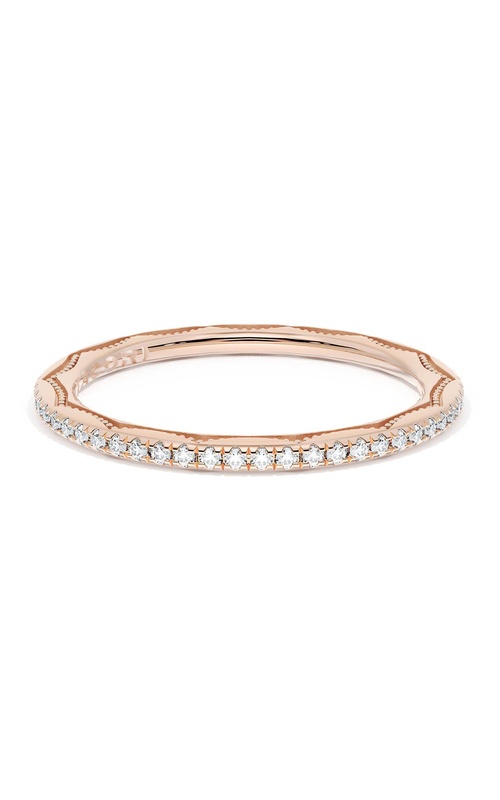 French Pavé Diamond Wedding Band, 1.70mm