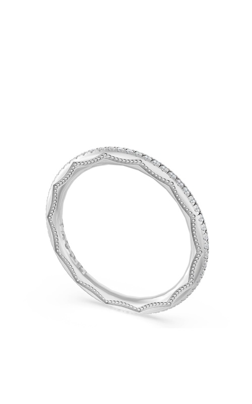 French Pavé Diamond Wedding Band, 1.70mm