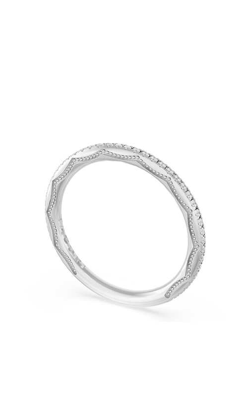 French Pavé Diamond Wedding Band, 1.70mm