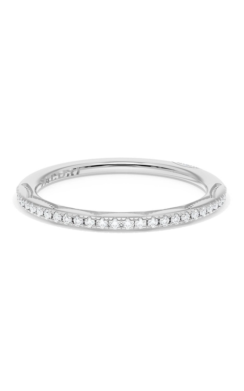French Pavé Diamond Wedding Band, 1.70mm