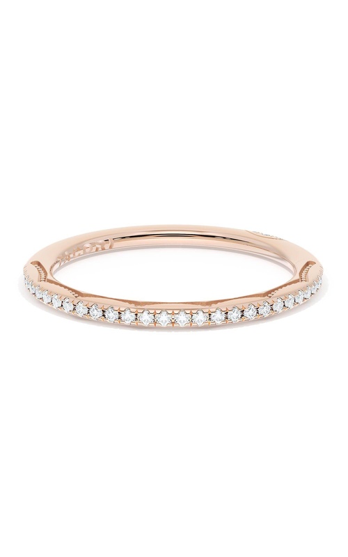 French Pavé Diamond Wedding Band, 1.70mm