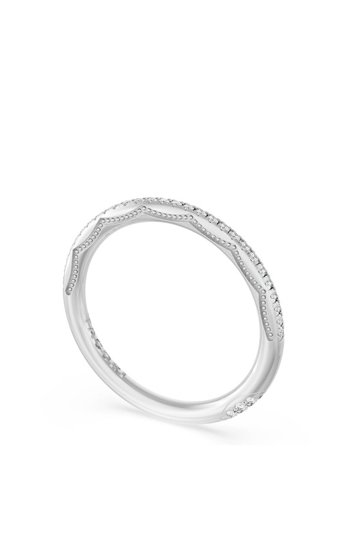 French Pavé Diamond Wedding Band, 1.70mm