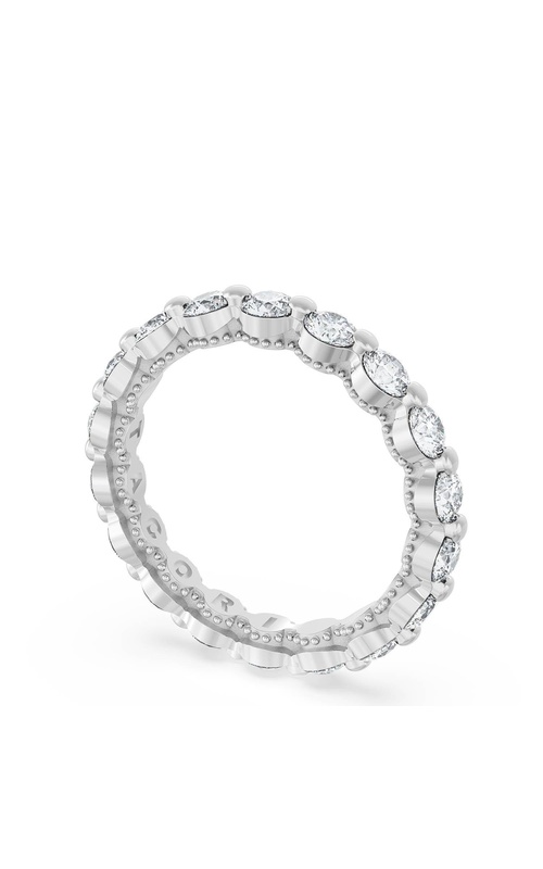 Round Diamond Wedding Band, 3.40mm