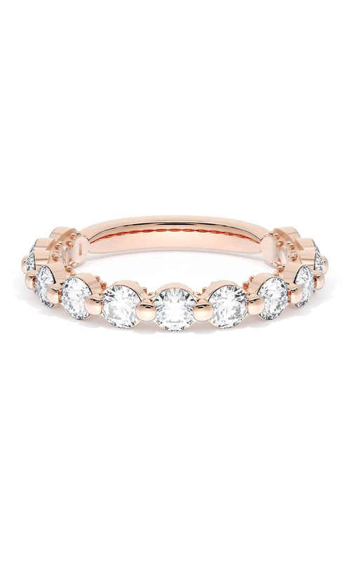 Round Diamond Wedding Band, 3.40mm