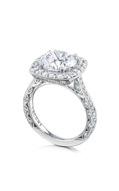 Tacori Classic Crescent,  RoyalT Engagement Ring HT2650CU85
