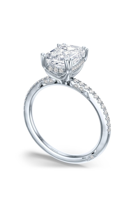 Emerald Solitaire Engagement Ring