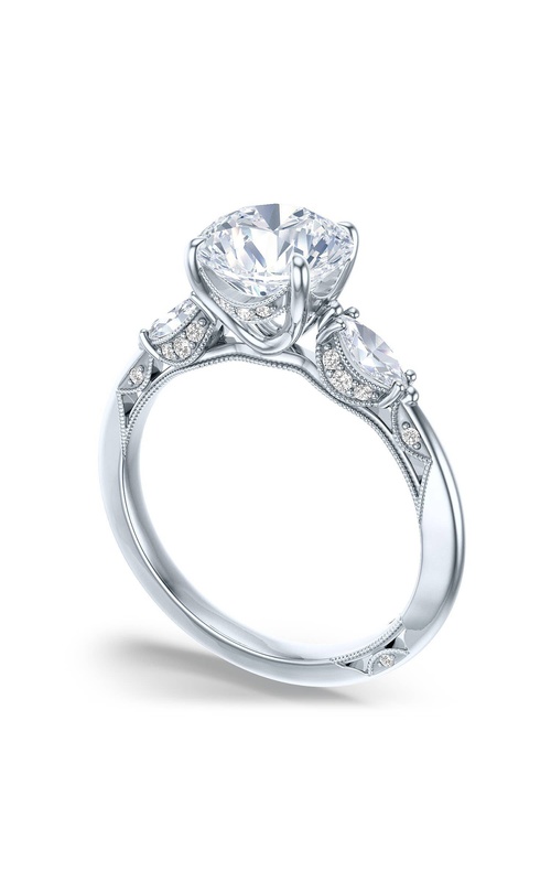 TACORI Simply TACORI Three Stone Round Engagement Ring 2685rd75