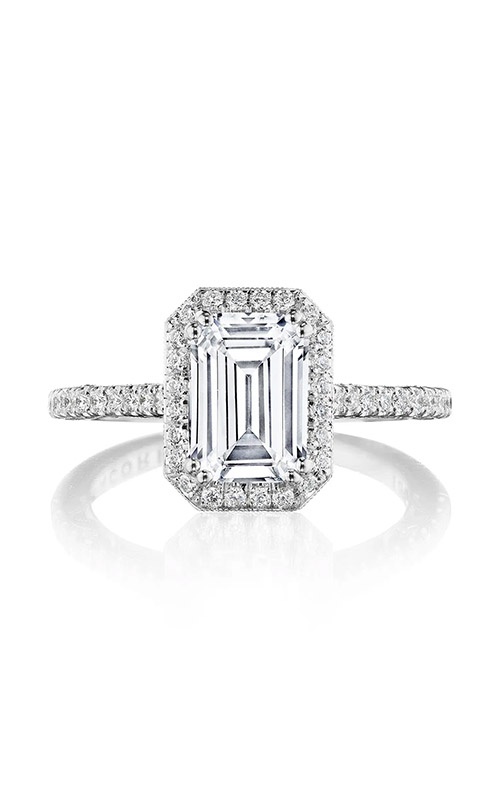 TACORI Dantela Halo Emerald Engagement Ring 269117EC85X6