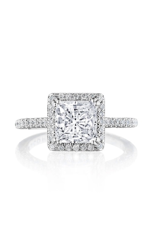 TACORI Dantela Halo Princess Engagement Ring 269117PR7
