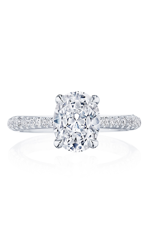 TACORI Founder's Collection and RoyalT Sidestone Oval Engagement Ring HT2672OV9X7