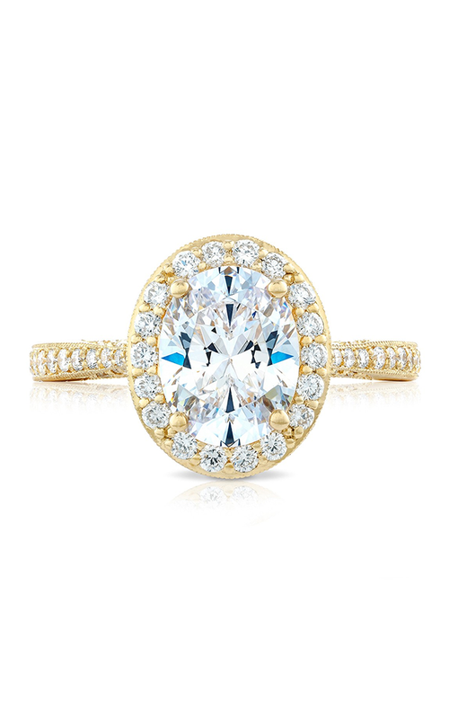 TACORI RoyalT and Simply TACORI Halo Oval Engagement Ring HT2652OV9X7Y