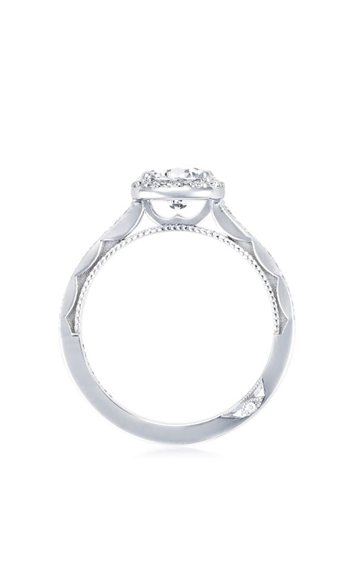 TACORI Sculpted Crescent Halo Round Engagement Ring 49CUP65