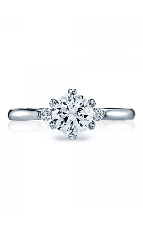 TACORI Sculpted Crescent Three Stone Round Engagement Ring 56-2RD65W