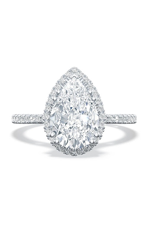 TACORI Simply TACORI Halo Pear Engagement Ring 268415ps10x7