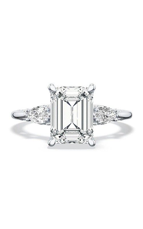 TACORI Simply TACORI Three Stone Emerald Engagement Ring 2685ec8x6