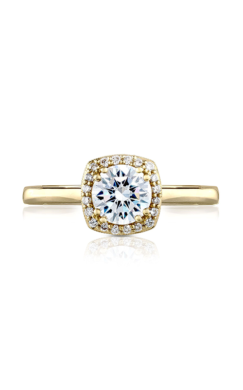TACORI Coastal Crescent Halo Round Engagement Ring P101CU6FY