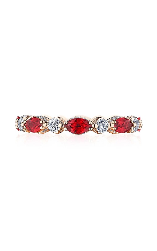 TACORI Classic Crescent  18K Rose Gold Wedding Band HT2681PK65RB