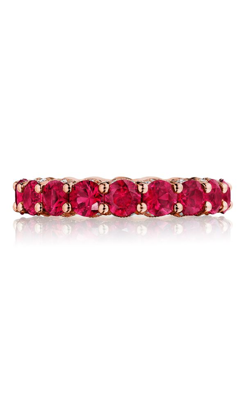 TACORI Classic Crescent and RoyalT  18K Rose Gold Wedding Band HT2633PK65R