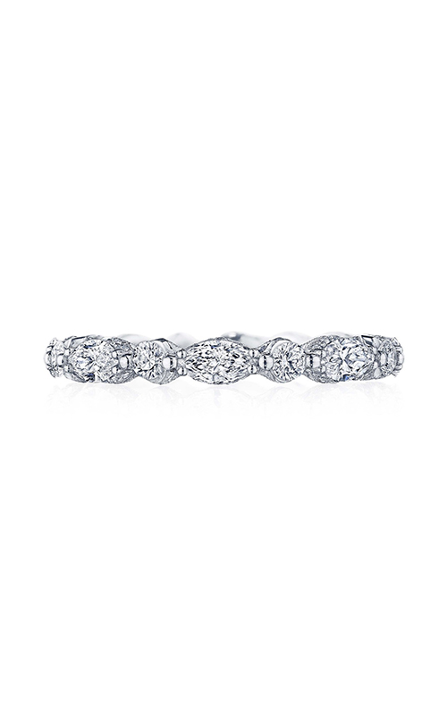 TACORI Classic Crescent and RoyalT  18K White Gold Wedding Band HT2681W65