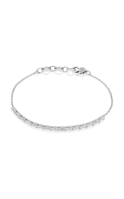 TACORI Stilla Diamond and Link 18K White Gold Bracelet FB6757