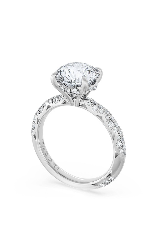 Round Bloom Engagement Ring