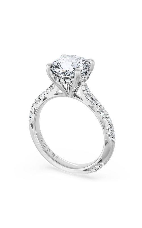 Cushion Bloom Engagement Ring