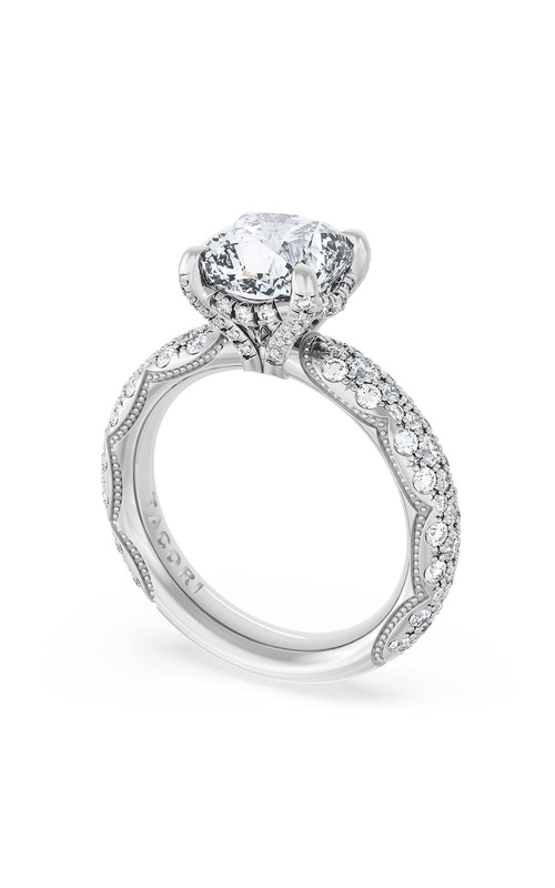 Cushion Bloom Engagement Ring