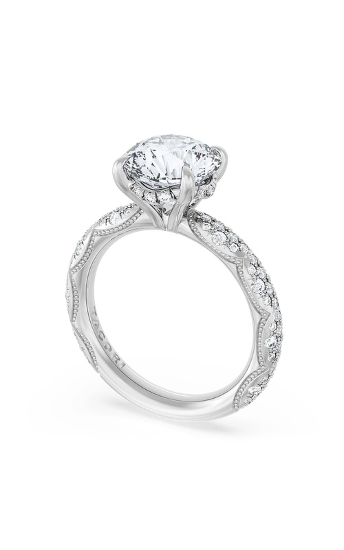 Round Bloom Engagement Ring
