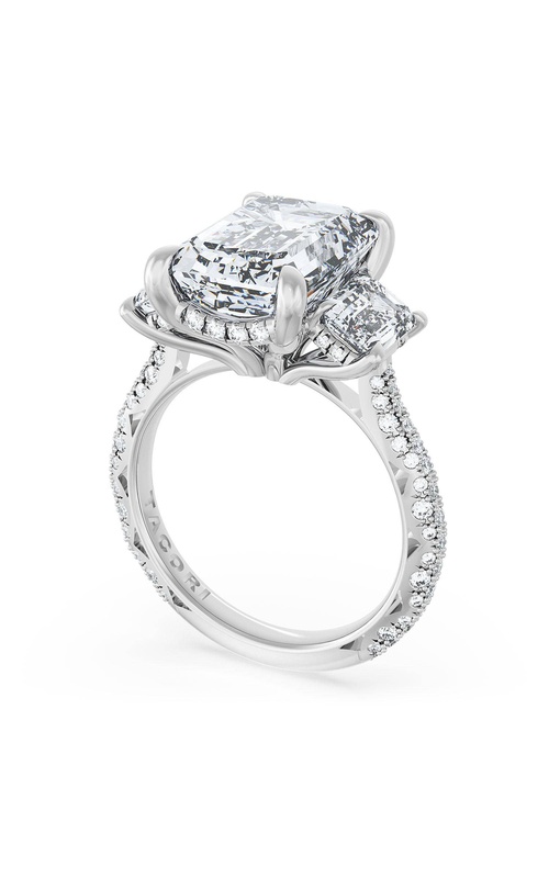 Emerald 3-Stone Engagement Ring