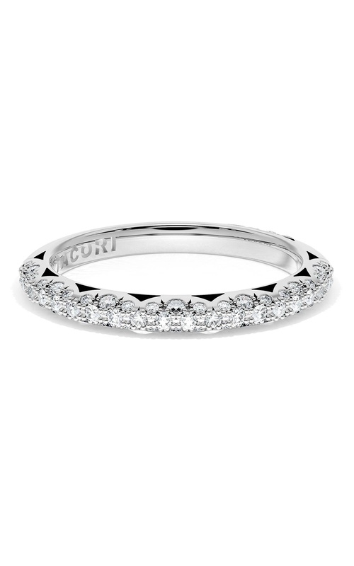 Pavé Diamond Wedding Band, 2.4mm Pavé Diamond Wedding Band, 2.4mm