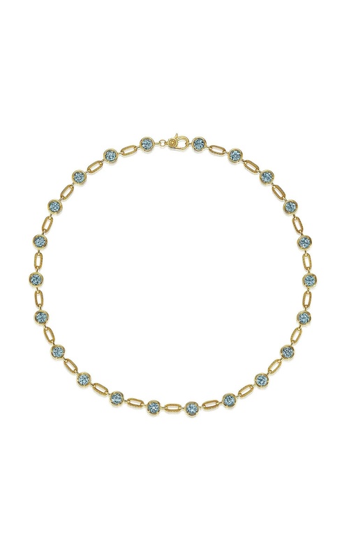 Sky Blue Topaz Link Necklace Sky Blue Topaz Link Necklace