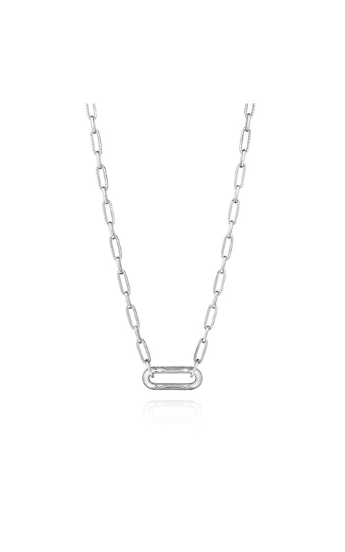 Silver Large Link Pendant