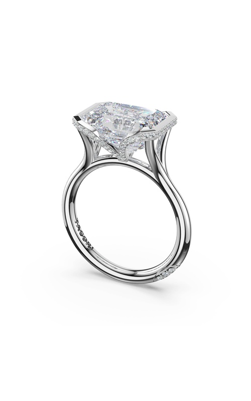Emerald Solitaire Engagement Ring