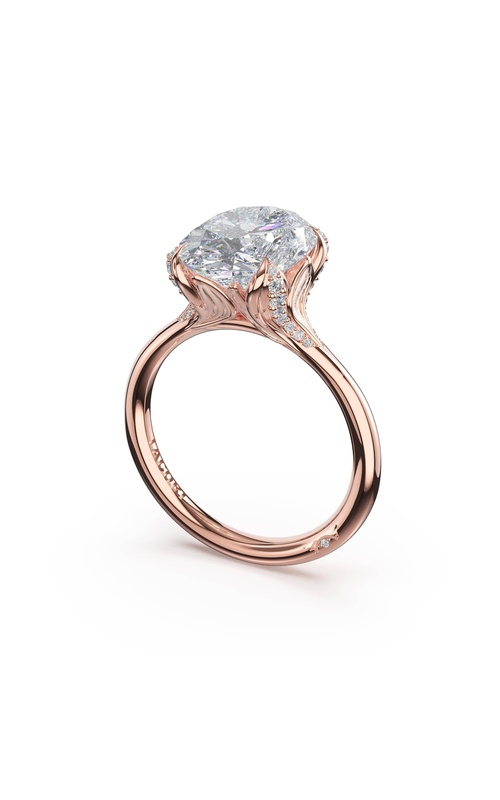 Tacori Sculpted Crescent Solitaire Oval Engagement Ring 438OV125X9PK