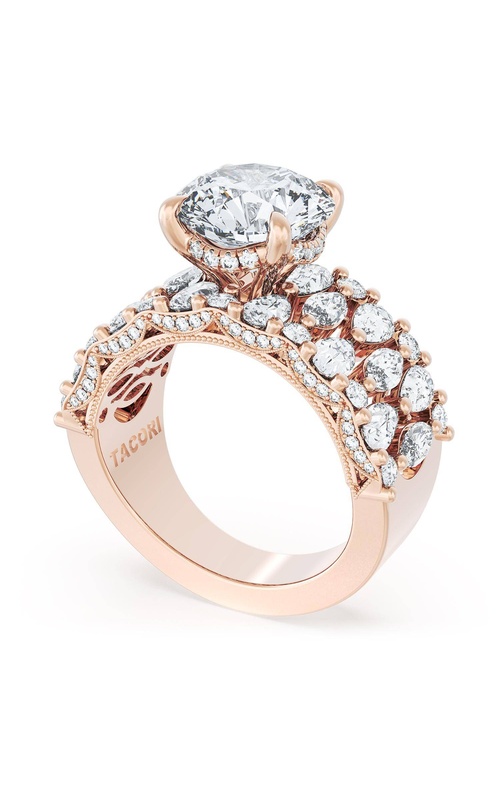 Tacori Classic Crescent Engagement Ring 21RD1012FPK