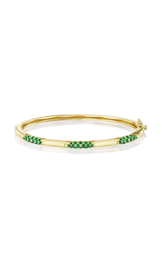 Bangle, Pulse Emerald, 3.25mm