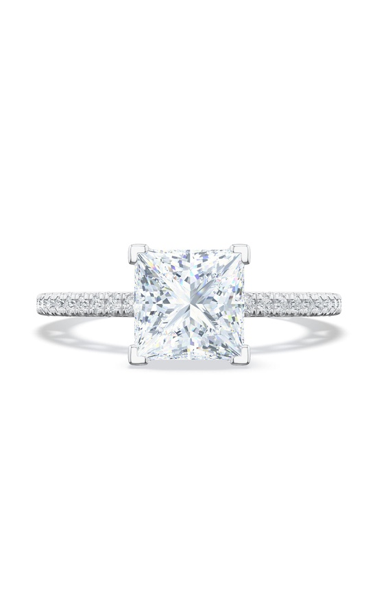 Princess Solitaire Engagement Ring