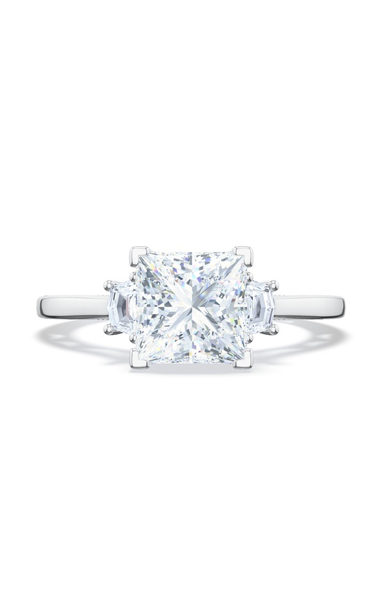 Princess 3-Stone Engagement Ring