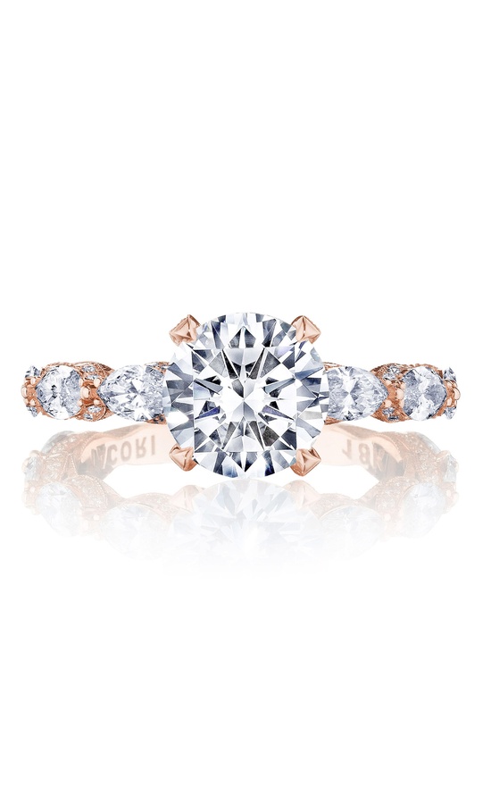 TACORI Classic Crescent,  RoyalT Engagement Ring HT2667RD8PK