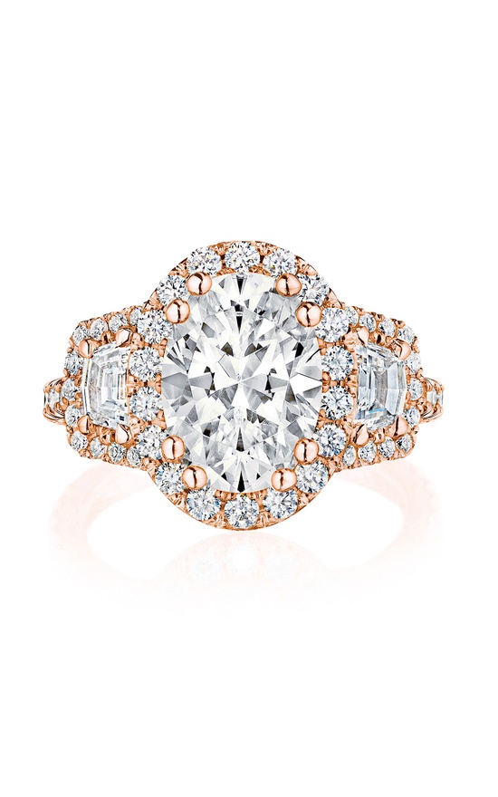 TACORI Petite Crescent,  RoyalT Engagement Ring HT2678OV11X8PK TACORI Petite Crescent,  RoyalT Engagement Ring HT2678OV11X8PK