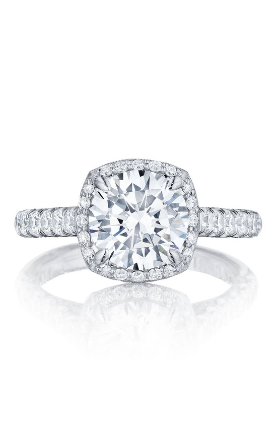 TACORI Petite Crescent Engagement Ring HT254725CU85