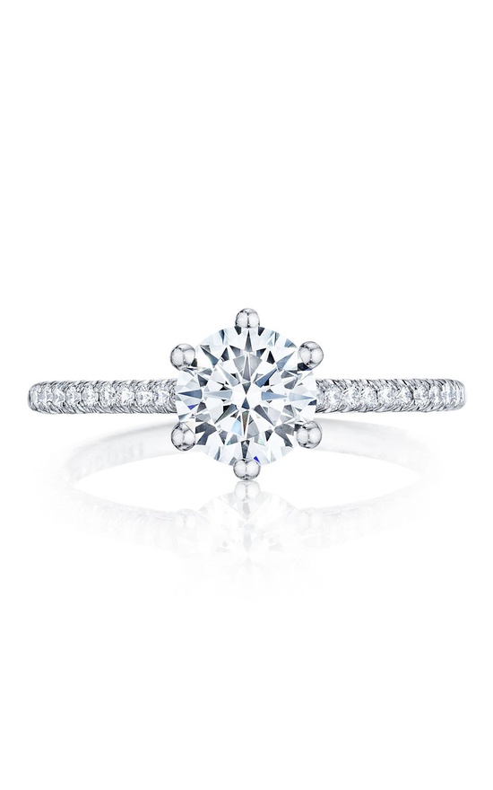 TACORI Petite Crescent Engagement Ring HT254615RD65