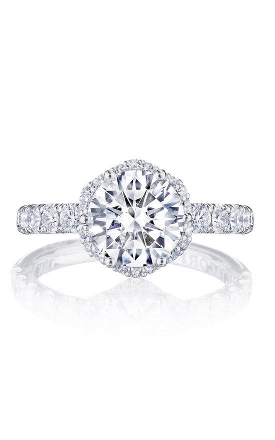 TACORI Petite Crescent Engagement Ring HT257225RD8W