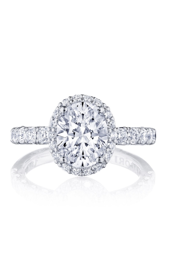 TACORI Petite Crescent Engagement Ring HT257225OV9X7W